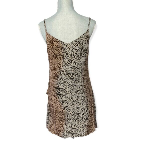 Velvet By Graham & Spenser Leopard Print Slip Dress Size S - Picture 3 of 5